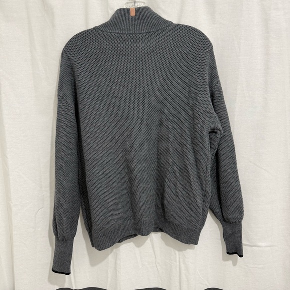 Lunya Henley Silk Pocket Knit Sweater Women’s Size X-Small/Small - Picture 6 of 7
